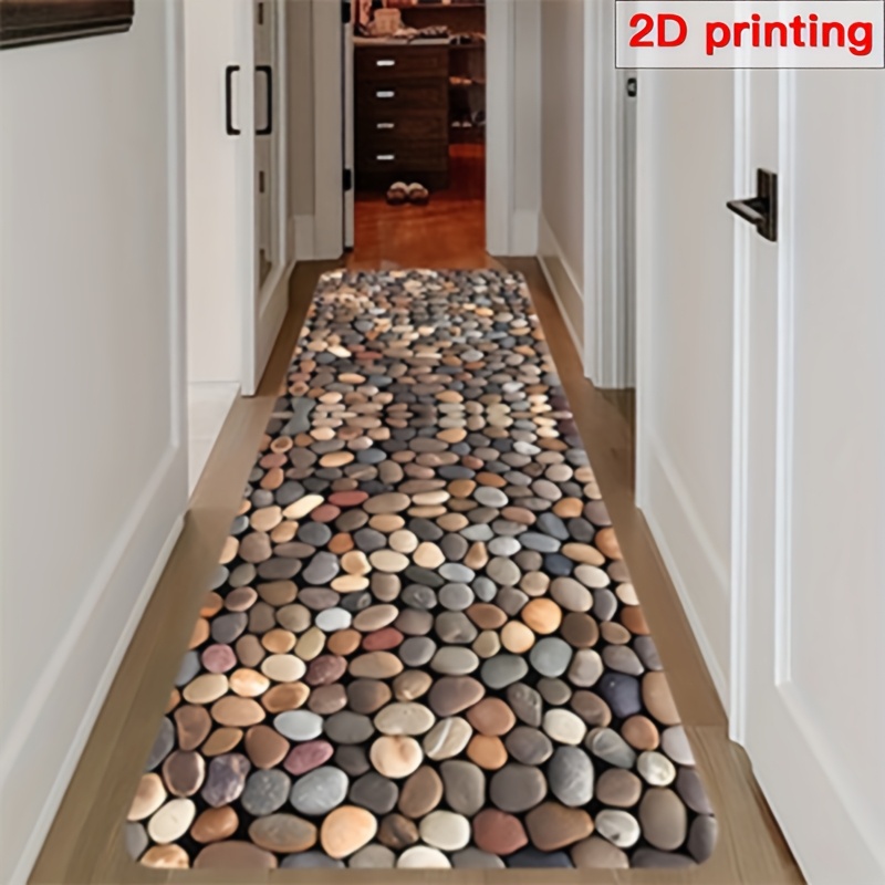 سجادة طويلة للحمام بتصميم حجري - مراجعة Hall Commercial Printing وسعره