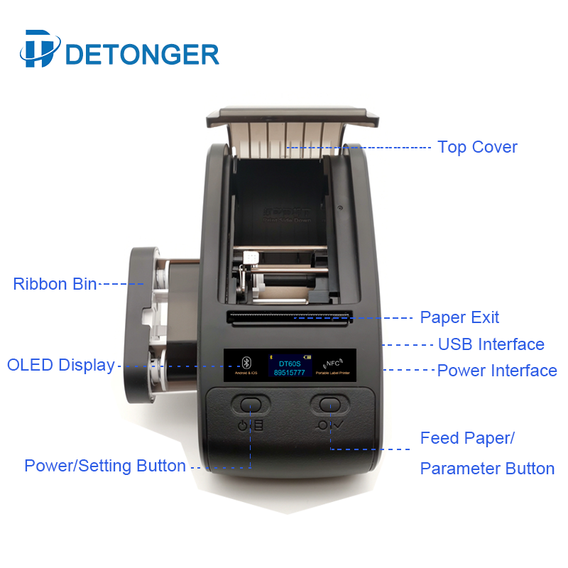 ماكينة تحويل طباعة حرارية قابل - مراجعة Commercial Ribbon Printing Machine وسعره