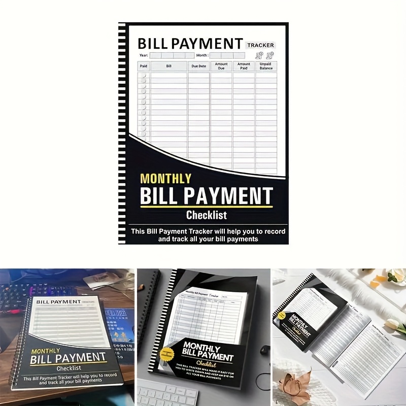 دفتر تخطيط دفع الفواتير الشهري - مراجعة Commercial Printing Books وسعره