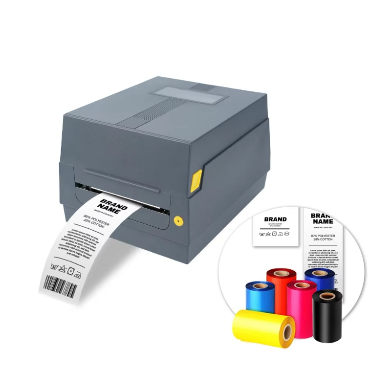 طابعة ملصقات الباركود بتقنية ا - مراجعة Commercial Ribbon Printing Machine وسعره