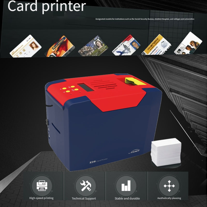 طابعة بطاقات هوية بلاستيكية يد - مراجعة Commercial Ribbon Printing Machine وسعره