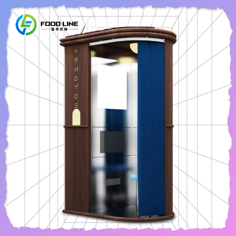 كشك تصوير مغلق مخصص بتصميم نور - مراجعة Commercial Printing Shop وسعره