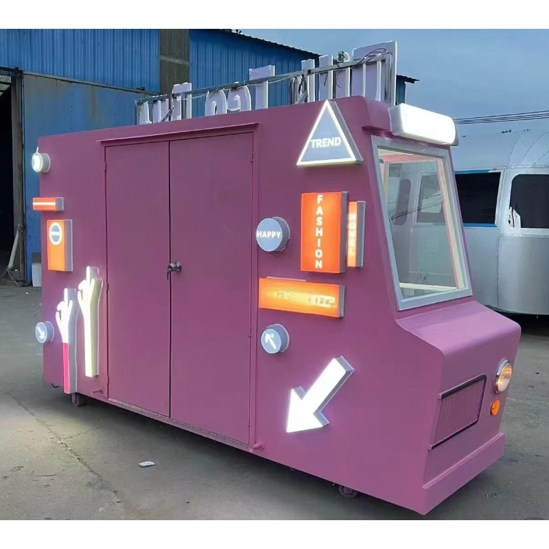 مطعم تجاري فان شاحنة مقطورة ال - مراجعة Commercial Wrap Printing وسعره