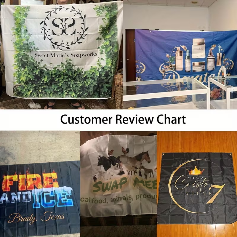 لافتة خارجية متينة مخصصة بالصو - مراجعة Commercial Banner Printing وسعره