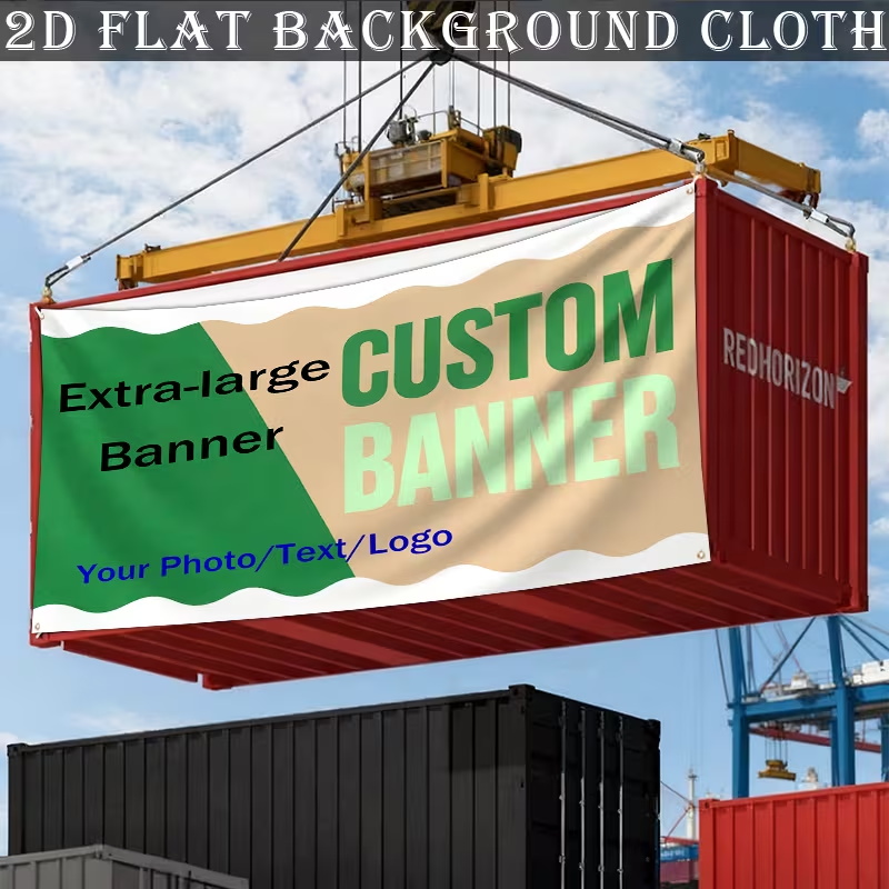 لافتة خارجية متينة مخصصة بالصو - مراجعة Commercial Banner Printing وسعره