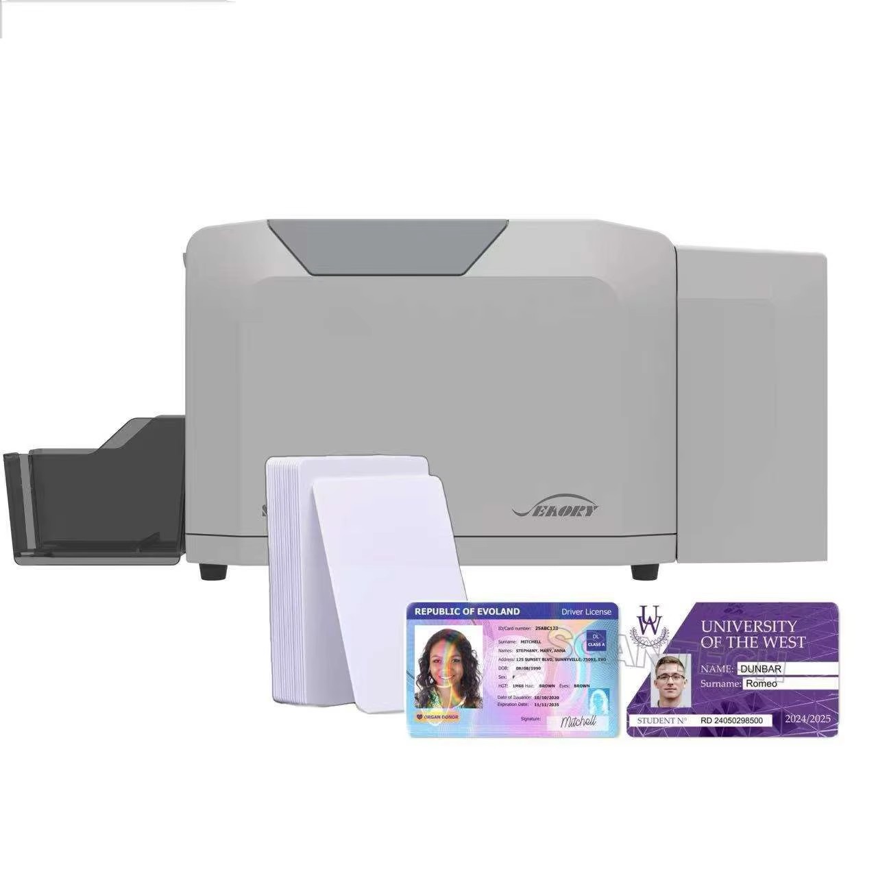 طابعة بطاقات بلاستيكية Seaory  - مراجعة Commercial Ribbon Printing Machine وسعره